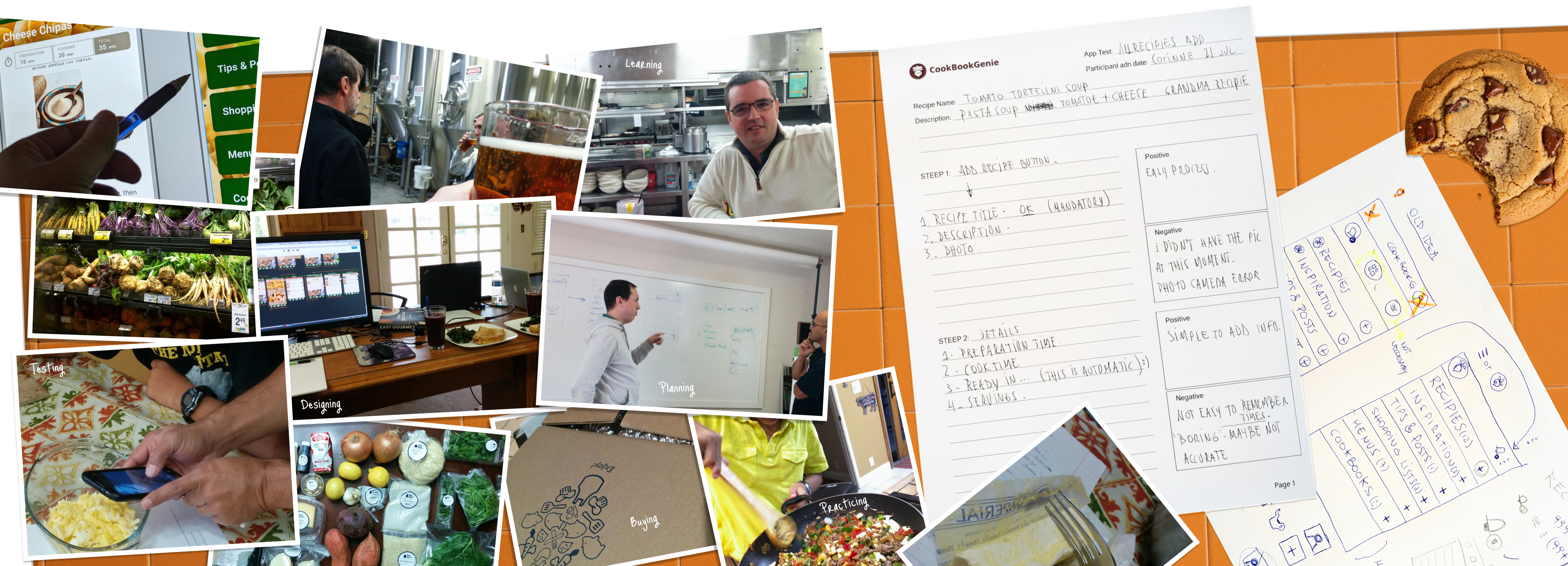 Visual representation of the Cookbook-Genie project concept